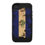 Bandera de El Salvador iPhone 4 Funda