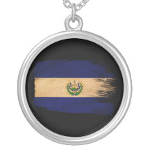 Bandera de El Salvador Joyeria Personalizada