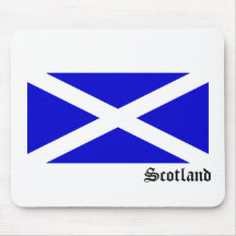 Bandera de Escocia Alfombrillas De Ratones