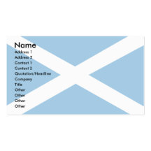 Bandera de Escocia Plantilla De Tarjeta Personal