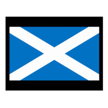 Bandera de Escocia Postales