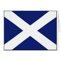 BANDERA DE ESCOCIA TARJETA