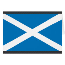 Bandera de Escocia Tarjeton