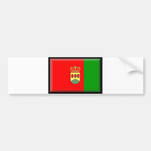 Bandera de España Alcorcón Pegatina De Parachoque