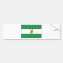 Bandera de España Andalucía Pegatina De Parachoque