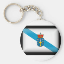 Bandera de España Galicia Llaveros