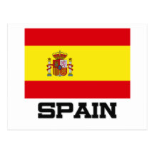 Bandera de España Postales