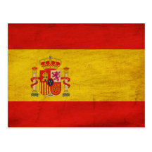 Bandera de España Postales