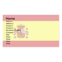 Bandera de España Plantillas De Tarjetas Personales