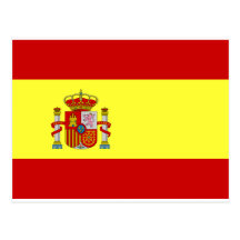 Bandera de España Tarjetas Postales