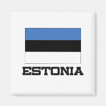 Bandera de Estonia Iman De Nevera