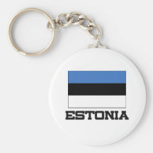 Bandera de Estonia Llaveros