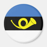 Bandera de Estonia postal, Estonia Iman Para Frigorífico