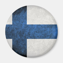 Bandera de Finlandia Imán