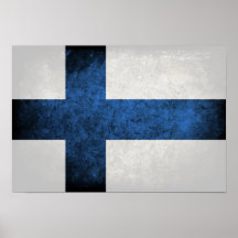 Bandera de Finlandia Impresiones