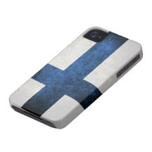 Bandera de Finlandia iPhone 4 Protectores
