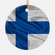 Bandera de Finlandia Ornamento De Reyes Magos