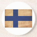 Bandera de Finlandia Posavasos Personalizados