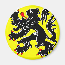 Bandera de Flandes, Bélgica Iman Para Frigorífico