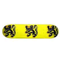 Bandera de Flandes, Bélgica Patin Personalizado