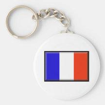 Bandera de Francia Llavero Personalizado
