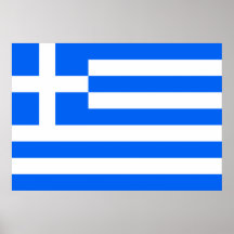 Bandera de Grecia Posters