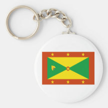 Bandera de Grenada Llavero Personalizado