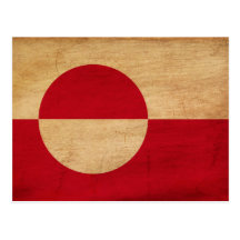 Bandera de Groenlandia Postales