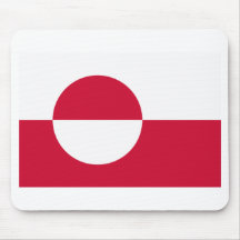 Bandera de Groenlandia Tapete De Ratones