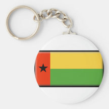 Bandera de Guinea-Bissau Llaveros Personalizados