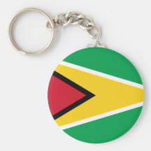 Bandera de Guyana, Guinea-Bissau Llaveros Personalizados
