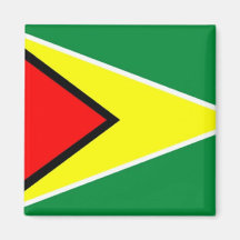 Bandera de Guyana Imanes De Nevera