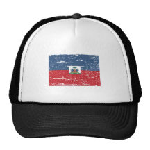 Bandera de Haití del vintage Gorros Bordados