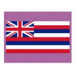 Bandera de Hawaii Tarjeta Postal