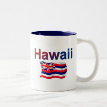 Bandera de Hawaii Tazas De Café
