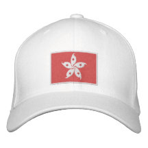 Bandera de Hong Kong Gorra Bordada