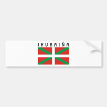 Bandera de Ikurrina Pegatina De Parachoque