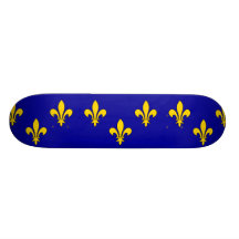 bandera de Ile de France, Francia Patín