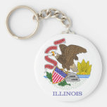 Bandera de Illinois Llavero