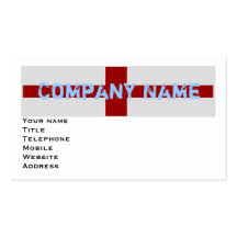 Bandera de Inglaterra Tarjetas De Visita