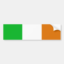 Bandera de Irlanda Etiqueta De Parachoque