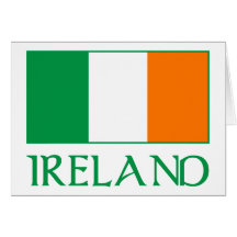 Bandera de Irlanda Felicitacion