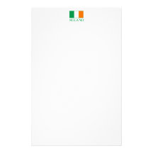 Bandera de Irlanda Papelería Personalizada