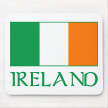 Bandera de Irlanda Tapetes De Ratones