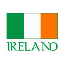 Bandera de Irlanda Tarjeta Postal
