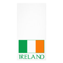 Bandera de Irlanda Tarjetas Fotograficas