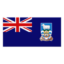 Bandera de Islas Malvinas Fotografía
