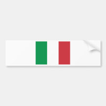 Bandera de Italia Pegatina De Parachoque