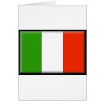Bandera de Italia Tarjeta
