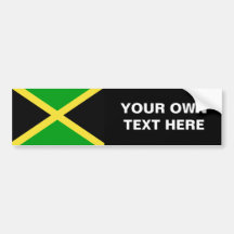 Bandera de Jamaica Pegatina De Parachoque